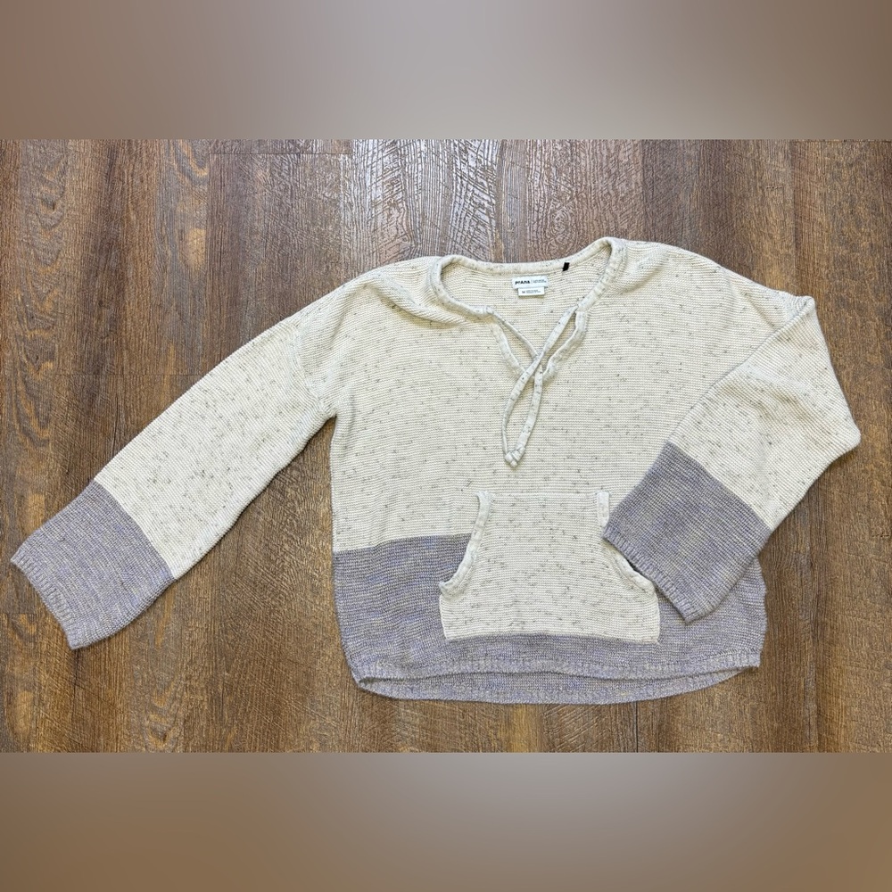 prAna cozy color block sweater